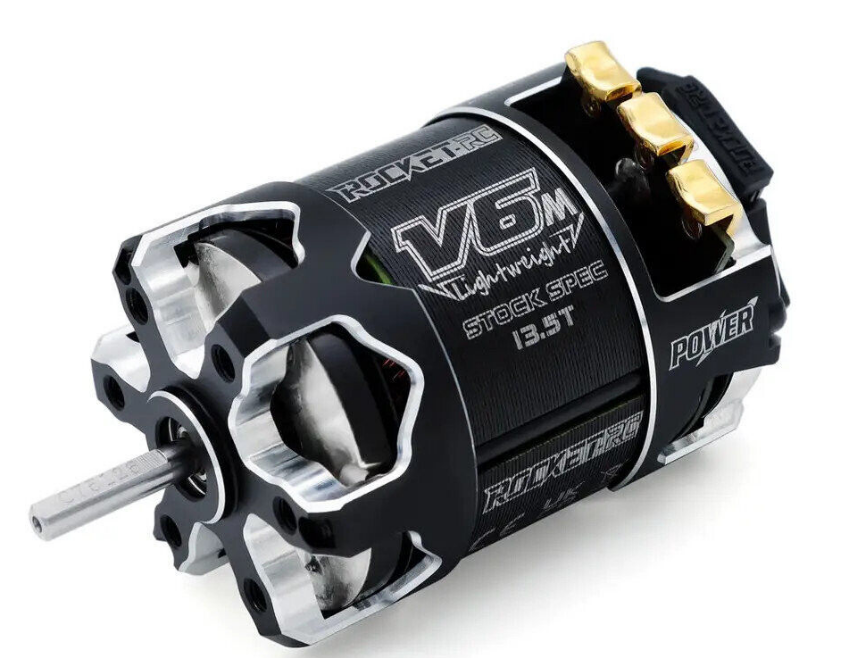 SPV6135-M - 13.5T Lightweight Stock Surpass V6 Rocket Brushless Sensored Motor