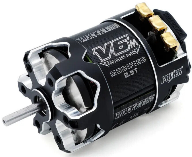 SPV6085-M - 8.5T Modified Surpass V6-M Rocket Brushless Sensored Motor